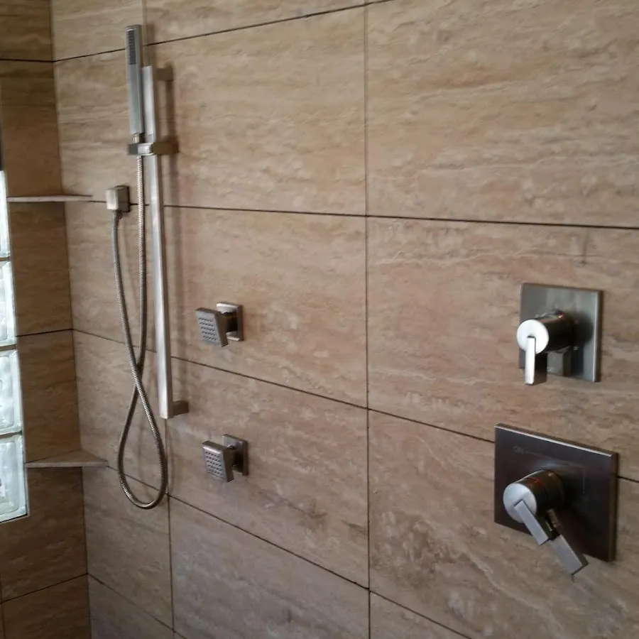Shower fixture installation for Water Heater Replacement in Magnolia